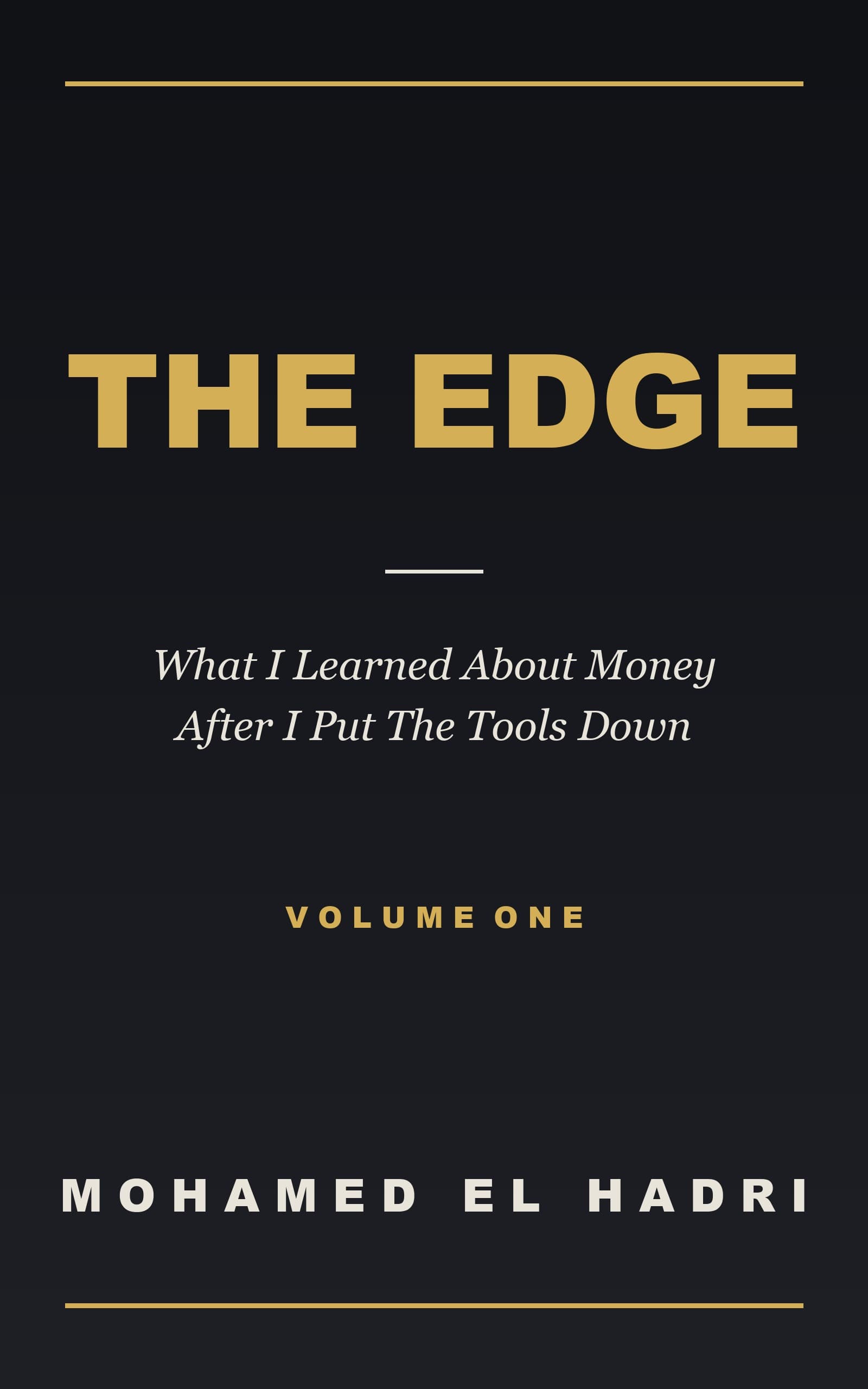 THE EDGE by Mohamed El Hadri
